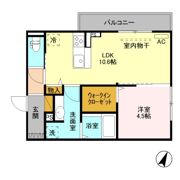 フォルテア Aの間取り画像