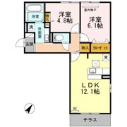 D-room南福岡参番館の間取り画像