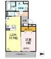 グランドール皆春の間取り画像