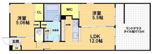 With京Grandesの間取り画像