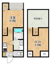 modern palazzo住吉レジサムの間取り画像