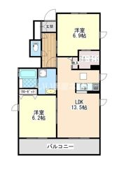 シャーメゾンリーヴァの間取り画像