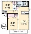 メゾン・ド・ロズIIの間取り画像