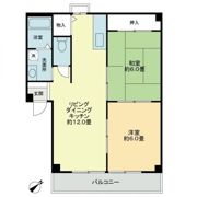 フォブール三幸Bの間取り画像