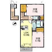グランドコート東富山 A棟の間取り画像