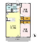 アールブランEの間取り画像
