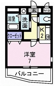 ハイパレスⅡの間取り画像