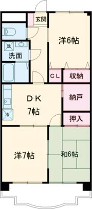 フリーダムコート参番館の間取り画像