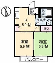 ドムス・ヒルズGの間取り画像