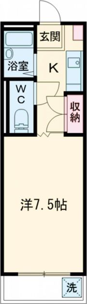 シティーハイツパテリッシアⅡの間取り画像