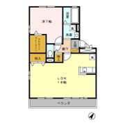 フレンドハウス23 Bの間取り画像