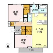 グランリーオ Ⅰの間取り画像