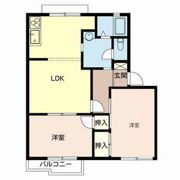 白東ハイツの間取り画像