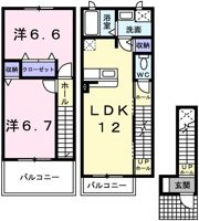 メゾン ジェルメの間取り画像