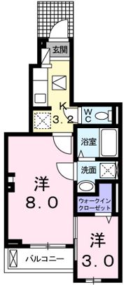 カサ・ヴィアーレⅡの間取り画像