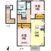 DーroomKの間取り画像
