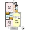 セジュール 雅の間取り画像
