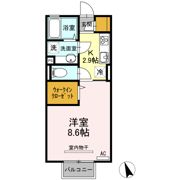 クラレス Aの間取り画像