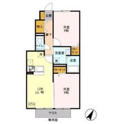 ソレアード Bの間取り画像