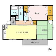 エクセルコート鷹丘 Bの間取り画像