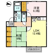 カサブランカ Ⅰの間取り画像