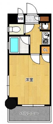 ダイナコートベイサイド博多の間取り画像