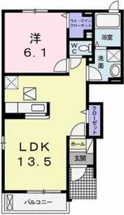 サニーレジデンス御着Bの間取り画像