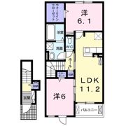 メゾンド ル マロンの間取り画像