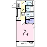 ハイツハルキチ 弐番館の間取り画像
