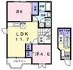 アネックスコートBの間取り画像