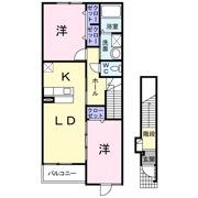 カーサ・フォルトナータCの間取り画像