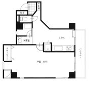 てんぐ屋西新ビルの間取り画像