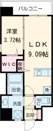 SOLUNA旦過マーケットプレイスの間取り画像