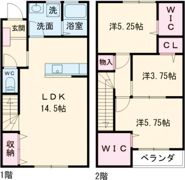 リーブルファイン那加 1号棟の間取り画像