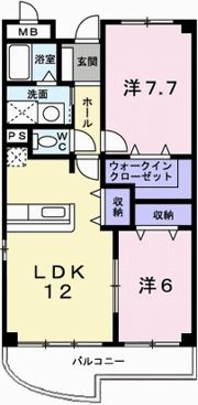 ラフォーレ広畑の間取り画像