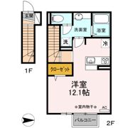 グリーンロジング Aの間取り画像