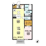 スクエアヒルズ Aの間取り画像