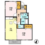 シャルドネ Cの間取り画像