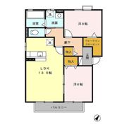 リビングタウン大金平 Aの間取り画像