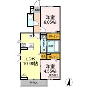 ソレイユ三原台 Cの間取り画像