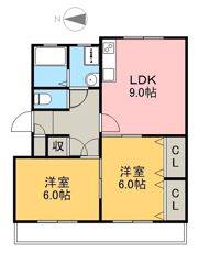 泉野ハイツの間取り画像