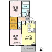 ヴィラクレストの間取り画像