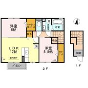 ハウスKの間取り画像