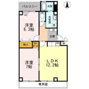 Twin Casa Ⅱ棟の間取り画像