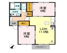 セジュール田村の間取り画像