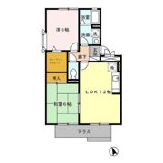 セジュール未来Ⅱ A棟の間取り画像