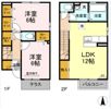 プレジール堂園Ⅲの間取り画像