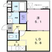 フジパレス堺大浜中町Ⅱ番館の間取り画像
