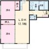 フルール鵜の森の間取り画像