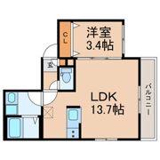 プラティーヌ松戸の間取り画像